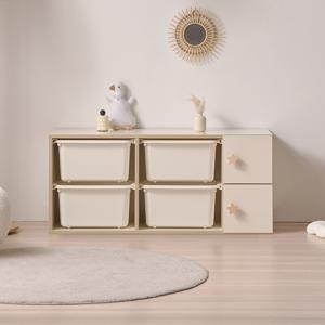 나다운 E0목재 LPM 18T 2칸 바구니 1200 수납장 다용도수납장