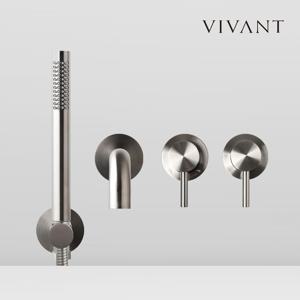 매립 샤워수전 샤워욕조수전 무광 니켈 샤워기 수전 PA600 MS