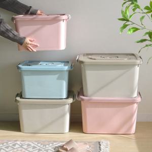 파스텔룸 리빙박스 팬트리 겨울 의류 옷정리 수납 정리정돈 플라스틱 바스켓