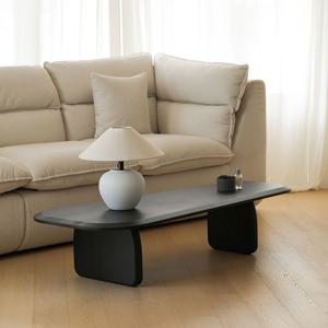 에트나 CT-03 애쉬 블랙 거실 소파 비정형 테이블