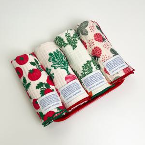 팜 키친크로스 양면 4중 거즈 행주 4color (45x45cm)