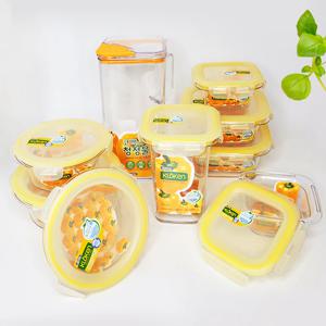 코멕스 클로켄 9종 친환경 밀폐용기 세트 반찬통 물통 보관용기