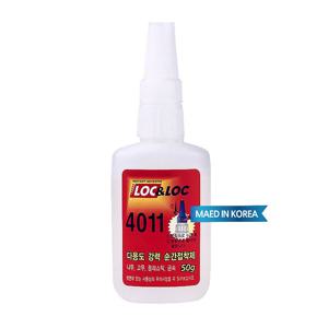 록앤록 4011 다용도 강력 순간접착제 50g 나무 플라스틱 금속 고무용