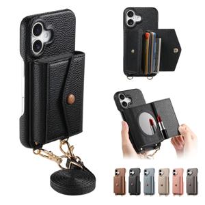 아이폰 XSMAX XS XR X 8 7 플러스 카드수납 목걸이 미러 케이스 1392