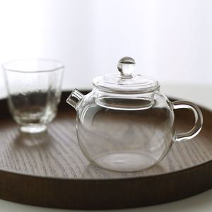 데일리 1인 다관 150ml 미니 유리 티팟 내열유리 차도구 다도 입문