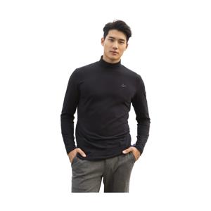 골피아 LXM17TS4_BK 남성 하프넥 겉기모 긴팔 이너 티셔츠