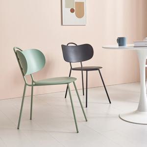 [리퍼] 클립 플라스틱 철재 의자 인테리어 카페 디자인 체어