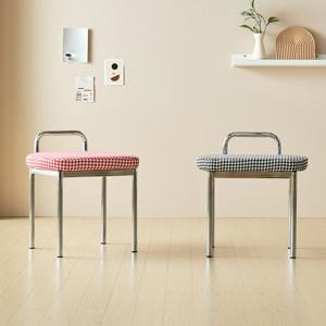 [리퍼] 세스카 패브릭 철제스툴 화장대의자 2colors