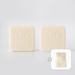 팜프리 설거지바 2개+주방 천연수세미 증정 1종 주방세제 설거지비누 대용량