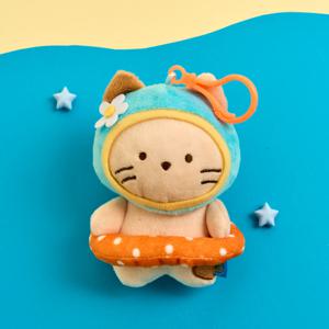 쿨썸머 태닝 밀크캣 중형 키링