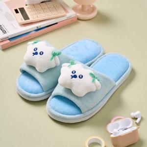 눈반짝 멍솜이 페이스 슬리퍼 FREE 민트