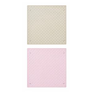 스코디스 타공판 페그보드 메모판 베이지/핑크 56x56cm 2p