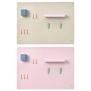 스코디스 타공판 페그보드 메모판 세트 멀티컬러 76x56cm 2p