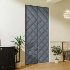 겨울 방풍 방한 커튼 현관문 중문 베란다 우풍 차단 보온 단열 자석 벨크로 바람막이 방풍막