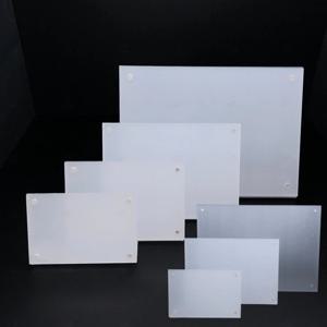 포토 안내문 게시물 테이블 탁상용 스탠드 가로형 L형 자석 투명 액자