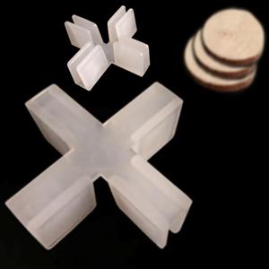 칸막이 아크릴 유리 시공용 십자 스탠드 가림막 거치대 홀더 클립 고정