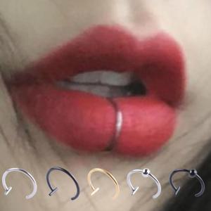 입술찌 페이크 가짜 입술피어싱 미니멀 립커프 코찌 귀찌 입찌 링