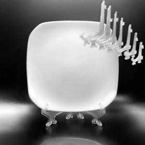 플라스틱 아크릴 매장 전시회 접시 플레이트 다목적 진열 받침대