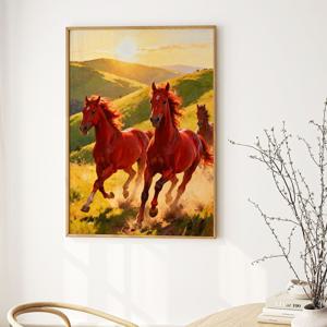 복들어오는 2026 인테리어 붉은 말 그림 액자 - 06.붉은 말 A