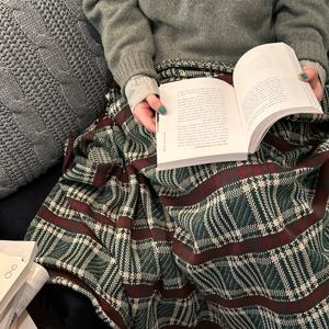 크리스마스 윈터 체크 블랭킷