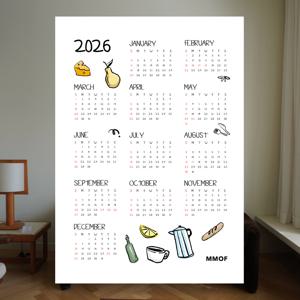 2026 패브릭 캘린더(바로배송)