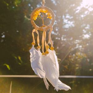 소원 나무 천연원석 미니 마크라메 드림캐쳐 (3종)