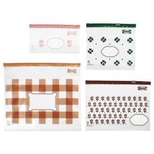 셰세베르 지퍼백 4종 믹스패턴 80p