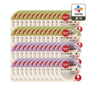 햇반 찰잡곡밥 210g x24개+흑미밥 210g x24개