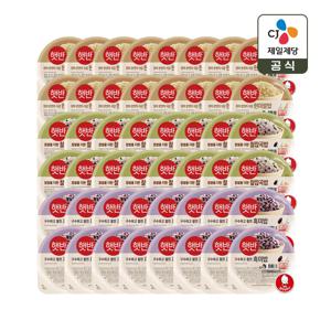 햇반 현미쌀밥 210g x16개+찰잡곡밥 210g x16개+흑미밥 210g x16개