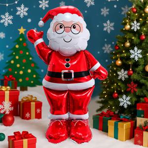 스탠드 은박 풍선 초대형 산타 크리스마스 파티 장식 소품