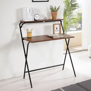 [리퍼] 접이식 테이블 책상 선반형