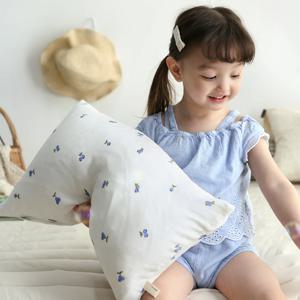 시원한 천연섬유 풍기인견 블루베리 유아 여름 쿨베개