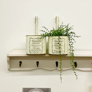 양철 버터 화분걸이 행잉 베란다 사각 커버 걸이