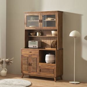 [리퍼]까시아 원목 주방 수납장 세트 1200