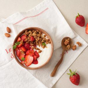 우드 샐러드볼 나무 요거트 비빔기 원형 L (15.5X6cm)