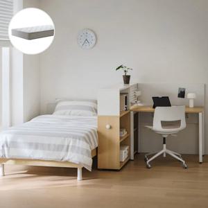 멘디 풀패키지B(1000책상,1400파티션책장,침대,매트리스)