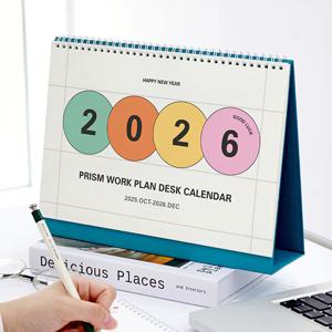 2026 프리즘 워크플랜 탁상 달력 (데스크 캘린더)