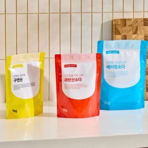 베이킹소다 과탄산소다 구연산 1+1 세탁세제 대용량