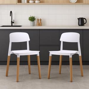 허리편한 식탁의자 원목 카페의자 2개세트