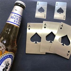 휴대용 디자인 맥주 병따개 스테인리스 슬림 카드모양 오프너
