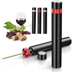 공기압 에어펌핑 코르크 제거 압축 펌프식 와인 오프너 따개