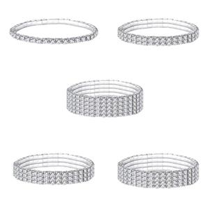 심플 큐빅 디자인 패션 액세서리 크리스탈 발찌 테니스 팔찌 체인