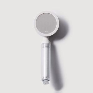 필터 교체형 수압 센 샤워헤드 화이트