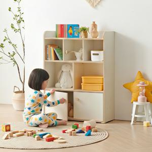 토리움 아기책장 3단 800 초등학생 책장 유아 교구장 아이 2도어