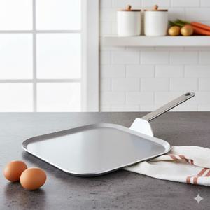 통5중 316Ti 스테인리스 후라이팬 사각팬 인덕션용 프라이팬