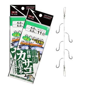 낚시 5본 T매듭 볼베어링 카드채비 갑오징어 가지채비 쭈꾸미 가짓줄