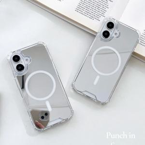 아이폰 XSMAX XS XR X 8 7 플러스 SE2 SE3 맥세이프 미러 케이스 1395