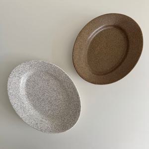 듄 오발 플레이트 (2color)