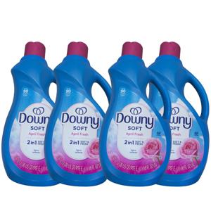 다우니 고농축 섬유유연제 에이프릴 프레쉬 본품 1.97L 4개