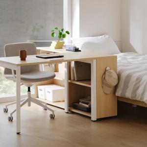 멘디 1400폭 2단 낮은 파티션책장